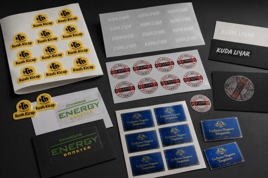 Custom label and sticker printing Malaysia