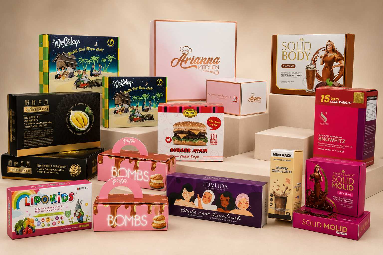 Custom Packaging Box Malaysia