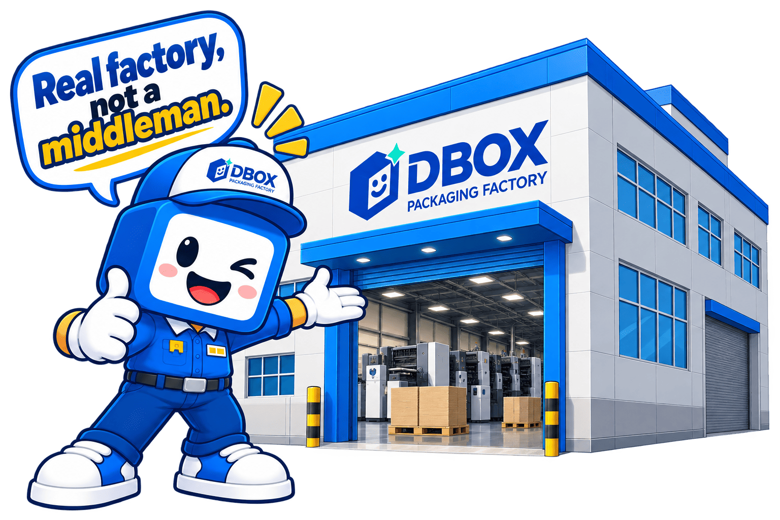 DBOX custom packaging factory in Malaysia