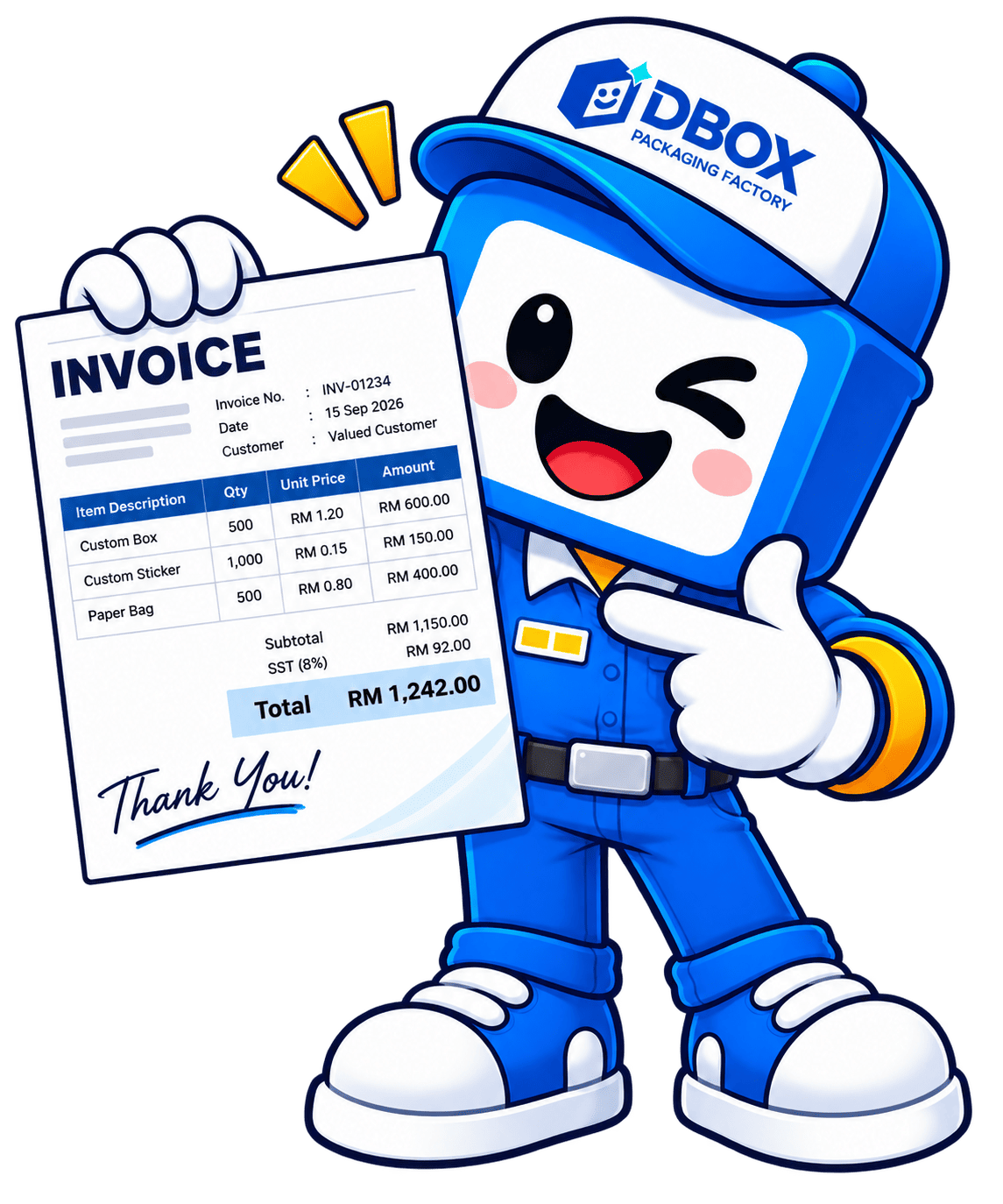 DBOX custom packaging factory in Malaysia