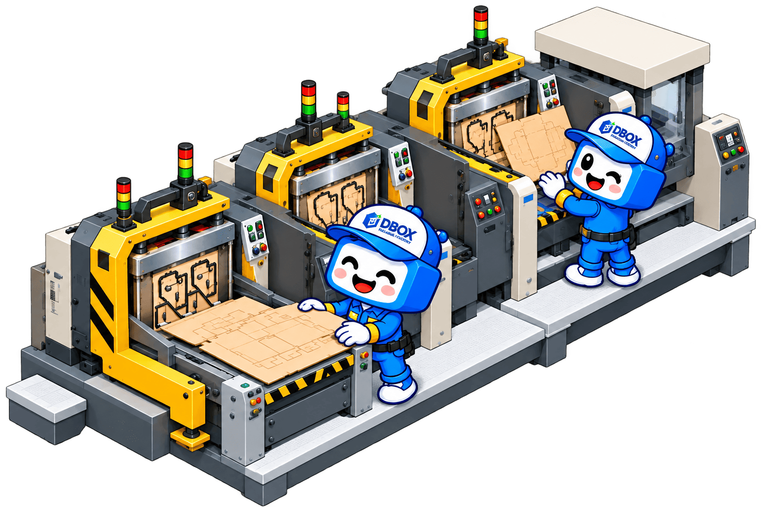 DBOX custom packaging factory in Malaysia
